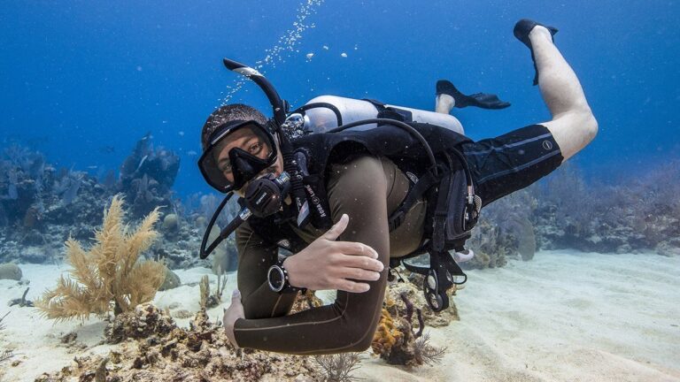 scuba diver underwater