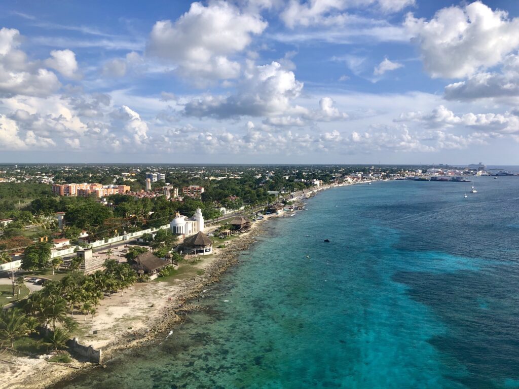 View of Cozumel