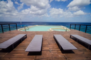 rooftop pool and spa