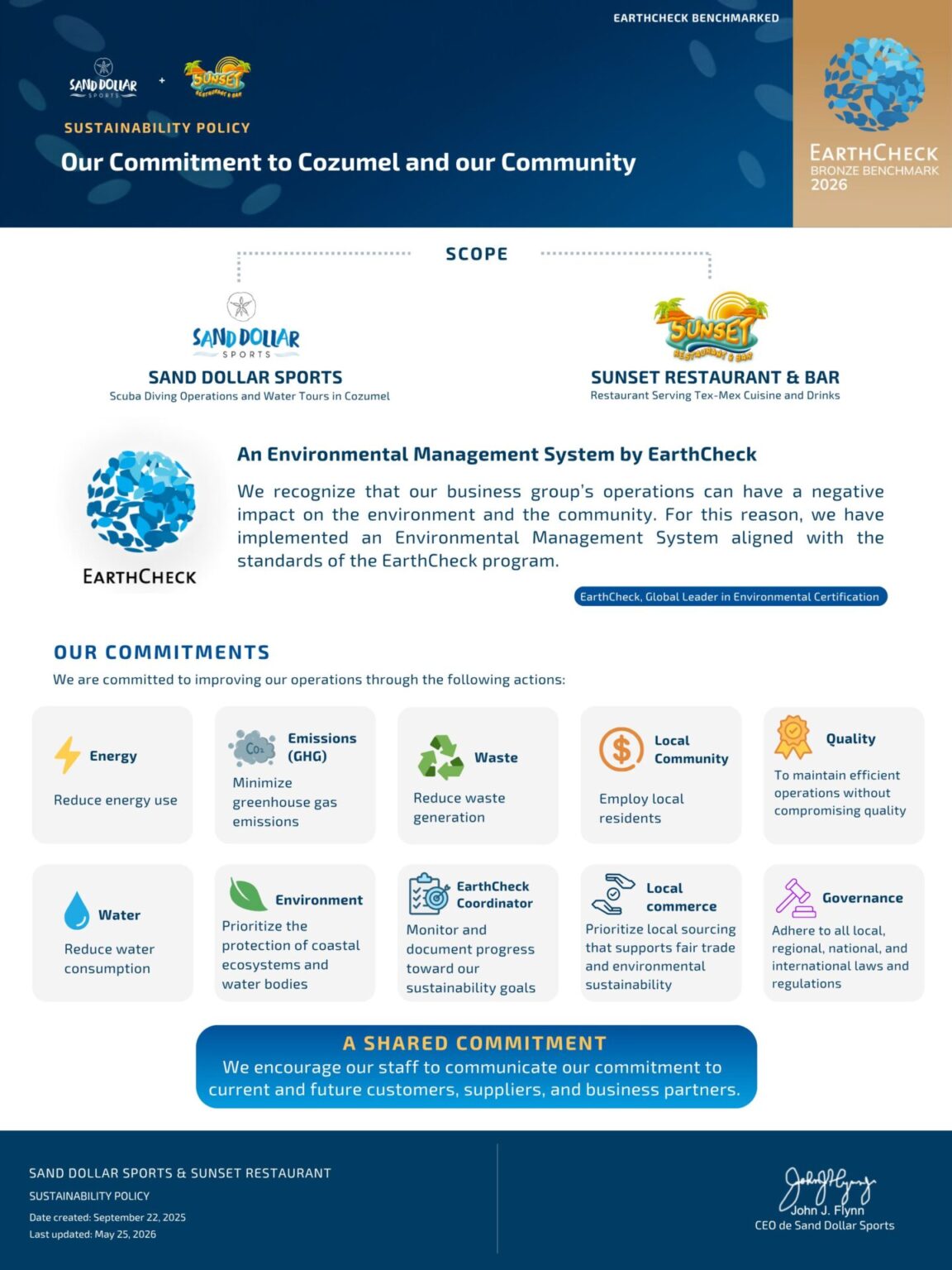 sustainability policy