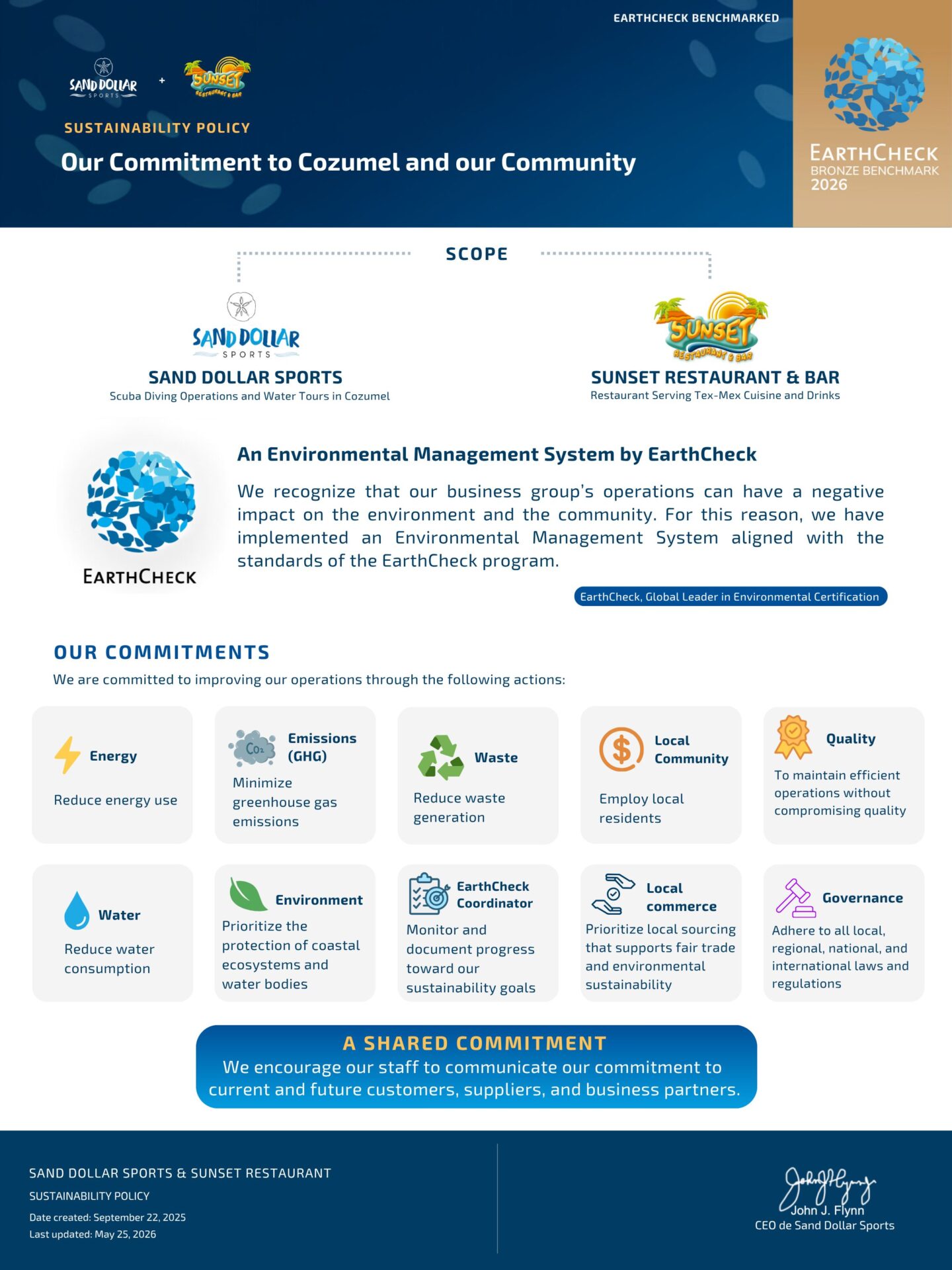 sustainability policy