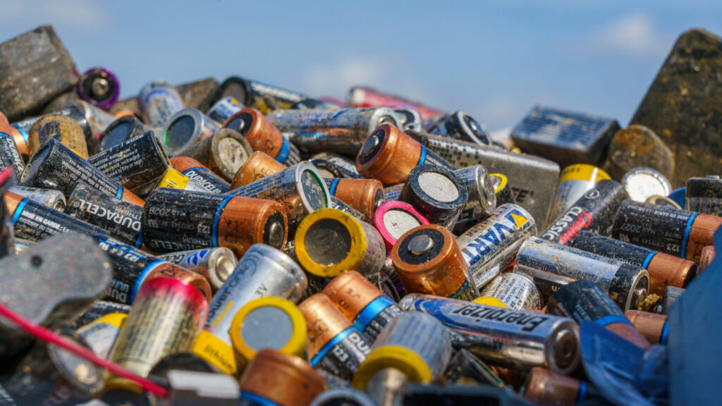 batteries in landfill
